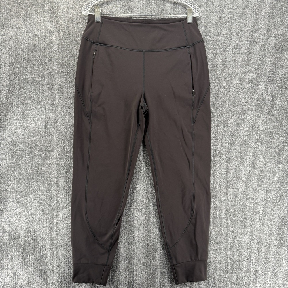 Athleta Pants Womens M Rainier Jogger Black Pull On Tapered Performance Active